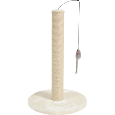 Drapak sizal słupek z zabawką 48 cm szary ZOLUX