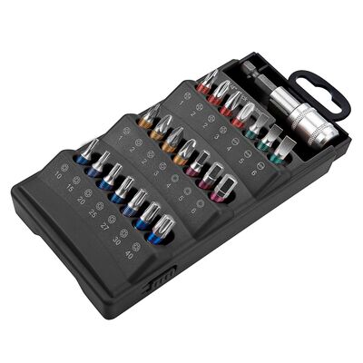 Końcówka wkrętakowa, zestaw 22 sztuki GRAPHITE