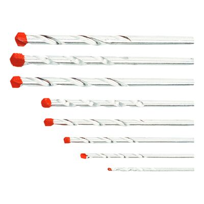 Wiertło do gazo - betonu 3 - 10 mm, zestaw 8 sztuk Top Tools