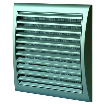 Kratka 150 x 150 mm z siatką srebrna