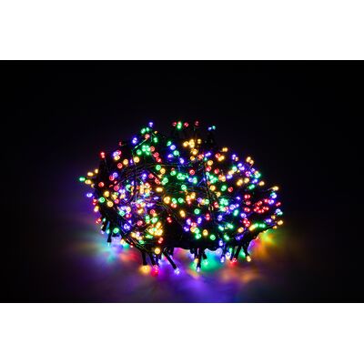 Lampki 500 LED zewnętrzne na transformator multikolor CORTINA POLAND