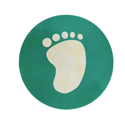 Mini-Maty komplet 6 sztuk Fun Feet zielony