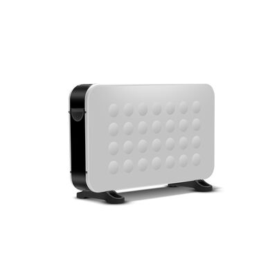 Konwektor Turbo 750W/1250W/2000W z dodatkowym nawiewem biały
