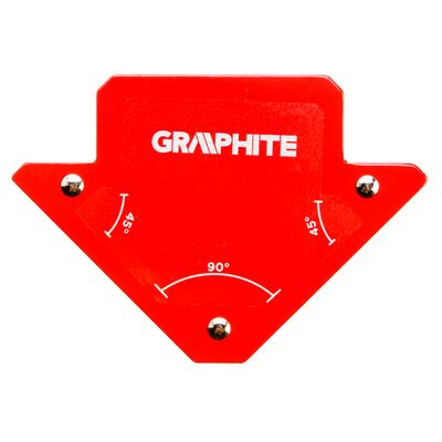 Spawalniczy kątownik magnetyczny 82 x 120 x 13 mm, udźwig 11,4 kg GRAPHITE