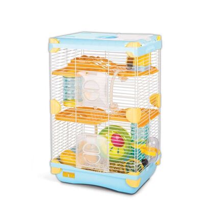 Klatka gremi K810 rozmiar S 2 piętra niebieska happet