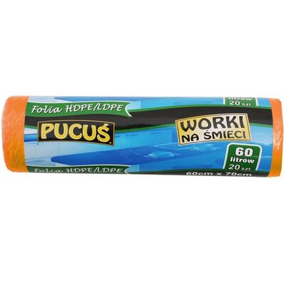 Worek na śmieci 60 l 20 sztuk
