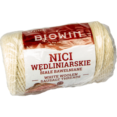 Sznur lniany wędliniarski matowy 70 m, 100 g Browin