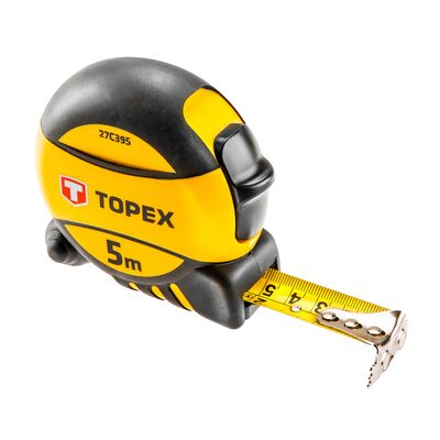 Miara zwijana stalowa 5 m x 19 mm TOPEX
