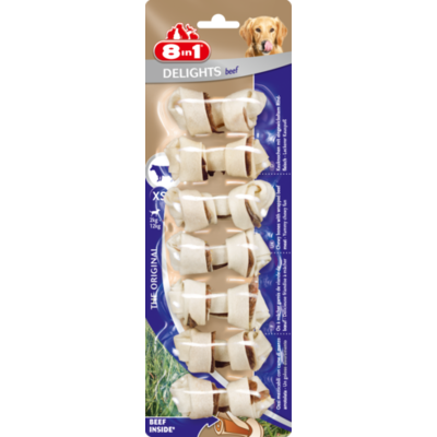 Przysmak Delights Beef Bones XS 7 sztuk 8in1
