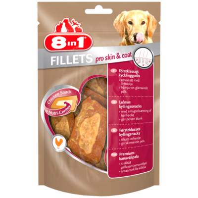 Przysmak Fillets pro skin and coat S 80 g 8in1