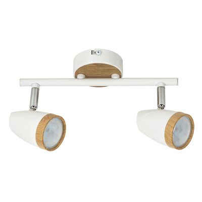 Kinkiet Karen LED 2x 4W IP20 biały/buk