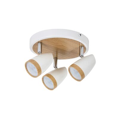 Kinkiet Karen LED 3x 4W IP20 biały/buk