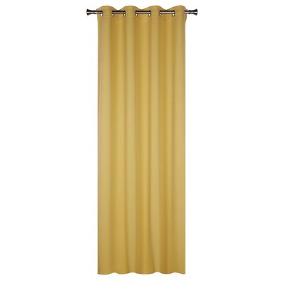 Zasłona Blackout na kółkach 140 x 245 cm musztardowy