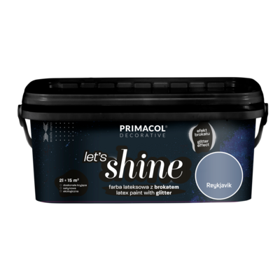 Farba dekoracyjna Primacol Let's shine 2 l Reykjavik