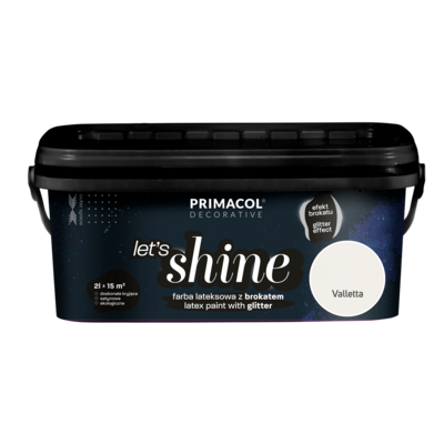 Farba dekoracyjna Primacol Let's shine 2 l Valletta