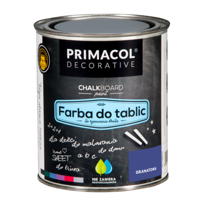 Farba do tablic granatowa 0,75 l Primacol Decorative