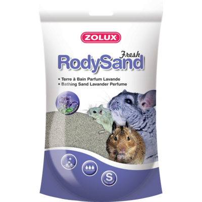 Piasek do kąpieli Rody Sand 2 l lawendowy ZOLUX