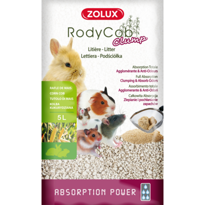 Podściółka roślinna RodyCob CLUMP 5 l ZOLUX