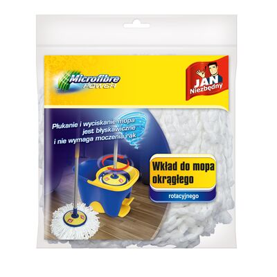 Mop rotacyjny okrągły końcówka Jan Niezbędny