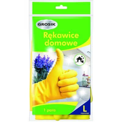 Rękawiczki domowe rozmiar L Grosik