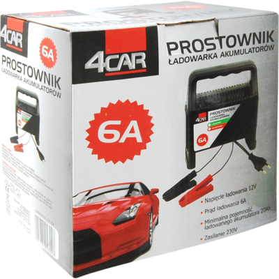 Prostownik 6 A LED 4CAR