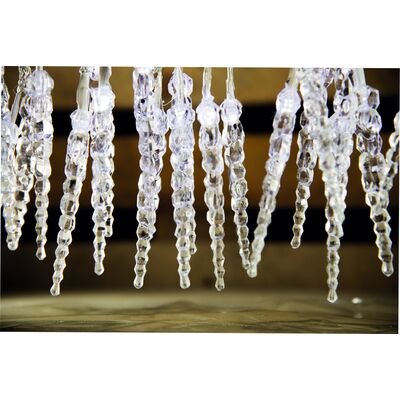 Lampki sople 30 LED zimny biały Bulinex