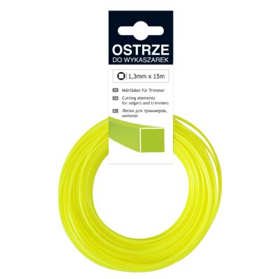 Żyłka tnąca do wykaszarek ręcznych ECO 1,3 mm x 15 m kwadrat Cellfast