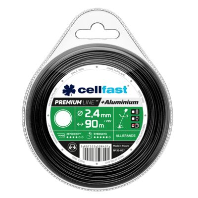 Żyłka tnąca do wykaszarek ręcznych PREMIUM 2,4 mm x 90 m okrągła Cellfast