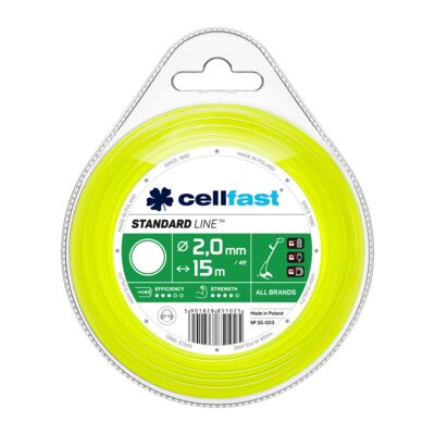 Żyłka tnąca do wykaszarek ręcznych 2,0 mm x 15 m okrągła Cellfast