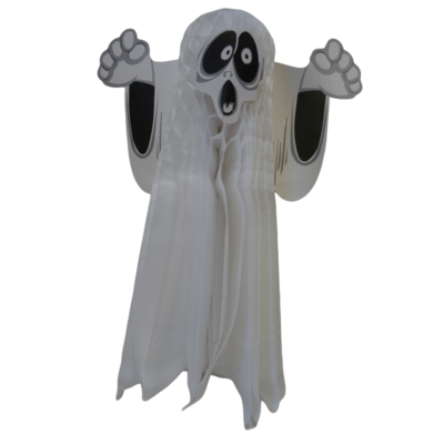 Dekoracja papierowa duch