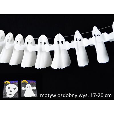 Girlanda papierowa Halloween 17 - 20 cm mix
