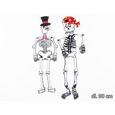 Dekoracja papierowa strachy 90 cm mix