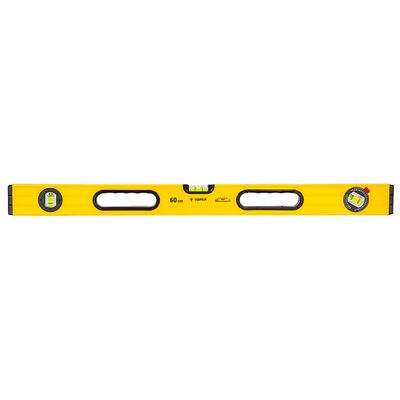 Poziomnica aluminiowa typ 600, 60 cm, 3 libelle TOPEX