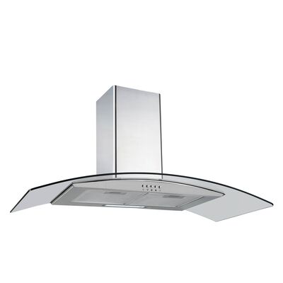 Okap kominowy Essenza 90 stal nierdzewna 90 cm Focus