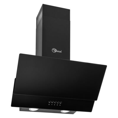 Okap kominowy Spark Black czarny 60 cm Focus