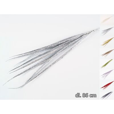 Gałązka brokat 86 cm mix