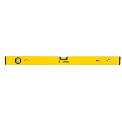 Poziomnica aluminiowa typ 500, 60 cm, 2 libelle TOPEX