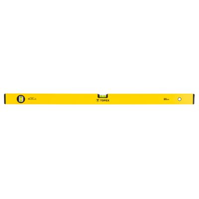 Poziomnica aluminiowa typ 500, 80 cm, 2 libelle TOPEX