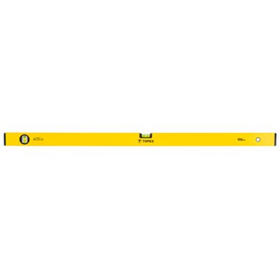 Poziomnica aluminiowa typ 500, 100 cm, 2 libelle TOPEX