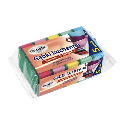 Gąbka kuchenna maxi 5 sztuk Grosik