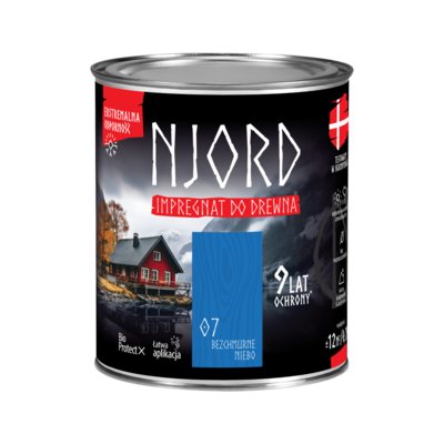Impregnat do elewacji drewnianych Njord bezchmurne niebo 0,75 l LuxDecor