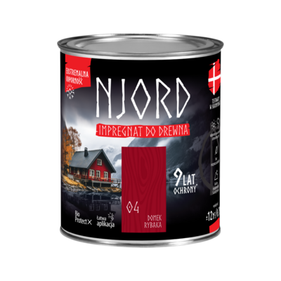 Impregnat do elewacji drewnianych Njord domek rybaka 0,75 l LuxDecor