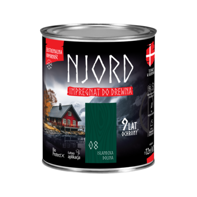 Impregnat do elewacji drewnianych Njord islandzka dolina 0,75 l LuxDecor