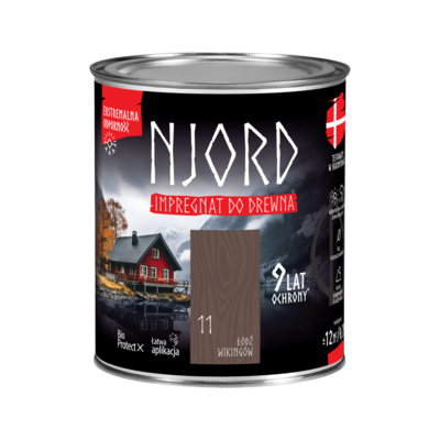 Impregnat do elewacji drewnianych Njord łódź Wikingów 0,75 l LuxDecor