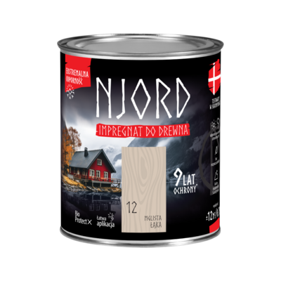 Impregnat do elewacji drewnianych Njord mglista łąka 0,75 l LuxDecor