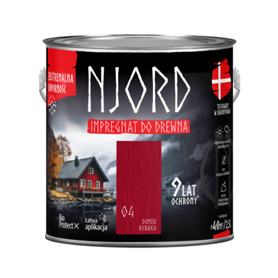 Impregnat do elewacji drewnianych Njord domek rybaka 2,5 l LuxDecor