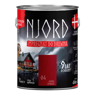 Impregnat do drewna domek rybaka 5 l Njord 