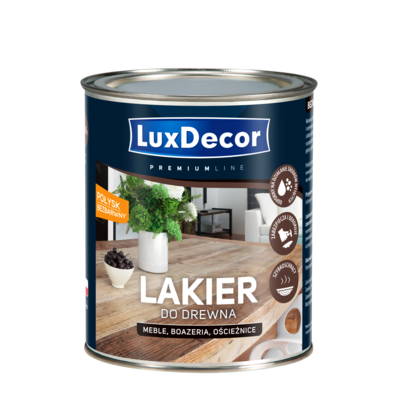 Lakier do drewna połysk 0,75 l LuxDecor