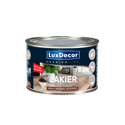 Lakier do drewna satyna 0,4 l LuxDecor