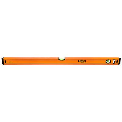 Poziomnica aluminiowa 80 cm, 2 libelle NEO